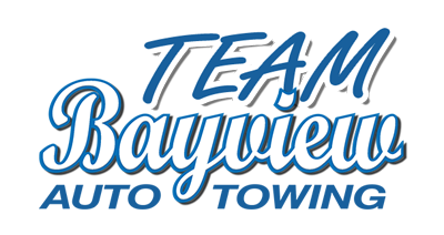 Team Bayview Towing logo blue